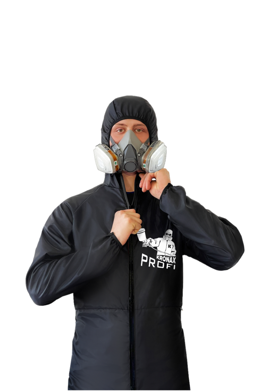 Комбинезон малярный, защитный, многоразовый KRONAX PROFI KP-01, 03