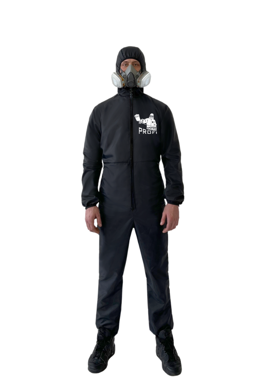 Комбинезон малярный, защитный, многоразовый KRONAX PROFI KP-01, 03